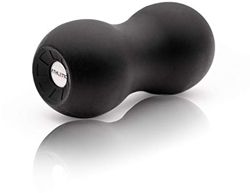 ATHLETIC AESTHETICS Premium Massageball Set - Duo-Ball zur Selbstmassage und Triggerpunkttherapie/Physiotherapie (2. Variante: Doppel Massageball)