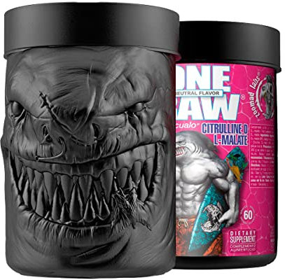 ZOOMAD LABS - One Raw L-Citrulina D Malato, Complemento/Suplemento Alimenticio para Deportistas, Mejora el Metabolismo, Favorece la Recuperación de Rejidos - 300 gr, Sabor Neutro