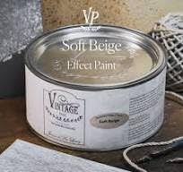 Jeanne d´Arc living Vintage Paint Effect Paint Väggfärg Möbelfärg 250 ml Soft Beige