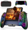 Elegamefy JC Series Switch Controller & Individual Storage Bag for Nintendo Switch/OLED, One Piece Wireless Handheld Switch Joypad Controller with Carry Bag