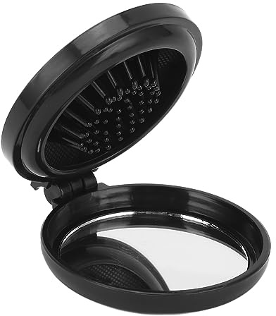 Nutriess – Mini brosse à cheveux pliable avec coussin de poche, Portable, pour cheveux lisses et bouclés, usage domestique et en voyage