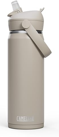 CamelBak Thrive Flip Straw Insulated Stainless Steel Water Bottle Stone, 20oz