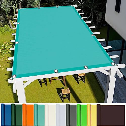Auvent imperméable et anti-UV pour jacuzzi, pergola, abri pour jacuzzi, bleu ciel, idéal pour extérieur, jardin, terrasse, fête, jardin avec corde gratuite