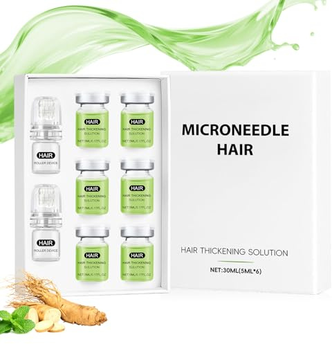 Alpha Infuse Hair, Alphainfuse Hair Regrowth System, Siero Ricrescita Capelli, Rinforza i Capelli e Nutre le Radici, Ridurre la Caduta dei Capelli(5 ml*6)