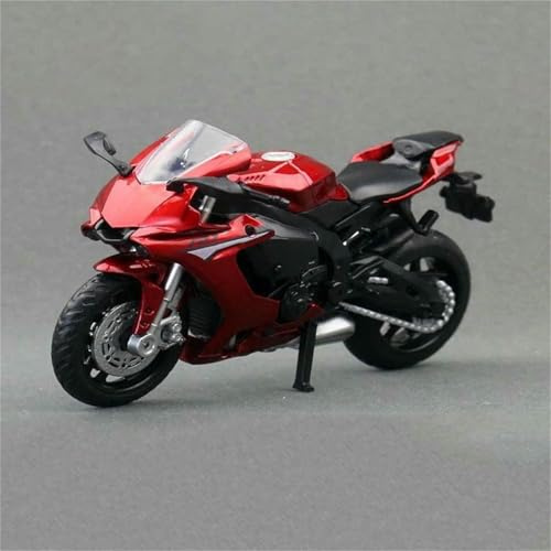 1/18 För Yamaha Yzf-R1 Leksaksmotorcykel Diecast Metallfordonsmodell Racing Samling Gåva