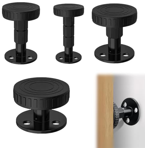 4 distanziatori regolabili anti-shake da parete 30 – 110 mm, distanziatore letto con filettatura, testiera regolabile, per travi centrali ispessite, stabilizzatore per letti, divani e armadi