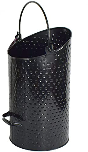 Galvanised Steel Hammered Eclipse Coal Hod Scuttle Bucket