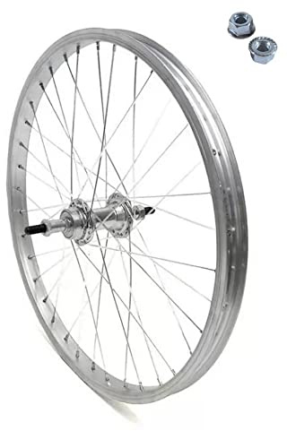 Rueda trasera MTB para bicicleta de 26 x 1,75 6/7 V. de aluminio, buje de acero, tuercas de fijación incluidas, piezas de bicicleta
