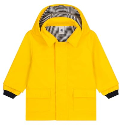 Petit Bateau A08FB, Cappotto cerato Unisex - Bimbi 0-24, Giallo, 3 anni
