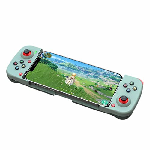 JINGAN Gamepad Mobile | Controller Wireless per Giochi su Telefono, Compatibile con IOS e Android, Joystick a 360 Gradi, Batteria di Grande Capacità