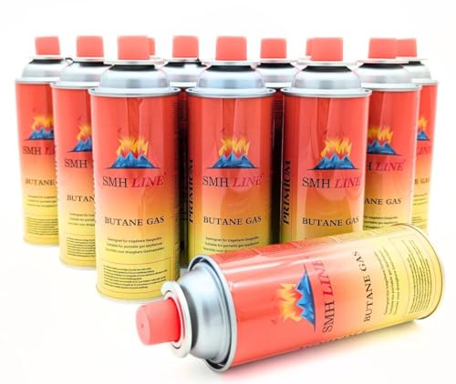 SMH LINE® 20 x butan gaspatron 227 g gaspatroner MSF-1A bunsbrännare campingkök, gasspis, gasvärme, lödbrännare