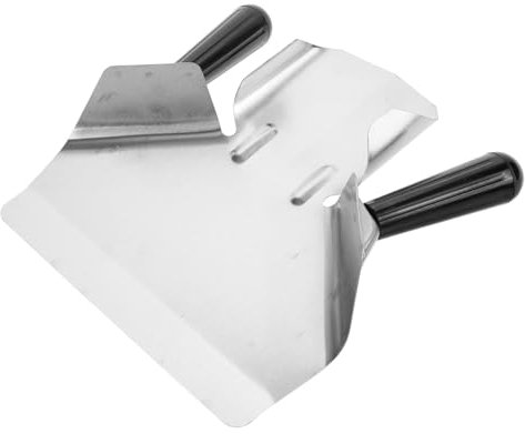 iplusmile Cuillère à Popcorn en Acier Portable pour Machine à Popcorn Et Cuillère à Frites (Double Manche)