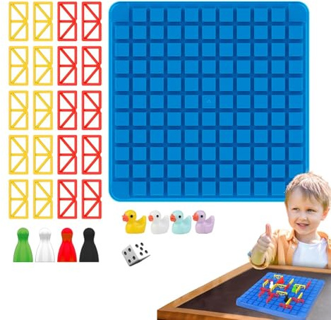 Gioco da Tavolo Dama per Adulti, Set di Scacchi e Dama, Giochi Educativi, 3+ Anni, Multigiocatore