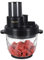 Hoapin Robot da Cucina 3 in 1, Tritatutto da Cucina Elettrico con Ciotole 3L, Frullatore a Immersione, Tritatutto Elettrico per Verdure, Frullatore 1000W per Carne Frutta Verdura
