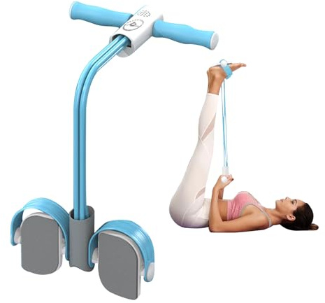 Cuerda Elástica | Tensión Yoga Multiusos De 4 Tubos: Equipo Elástico Para Ejercicios Sit-Up Para Entrenamiento De Vida, Brazos Y Piernas