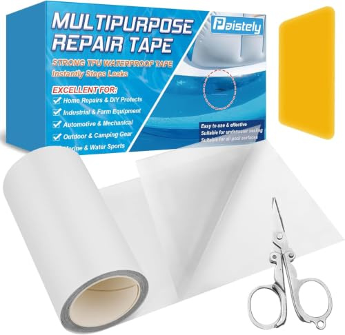 Paistely Kit di toppe subacquee per varie superfici della piscina, kit di riparazione per materassi ad aria, casa di rimbalzo, tenda, galleggianti e giocattoli gonfiabili