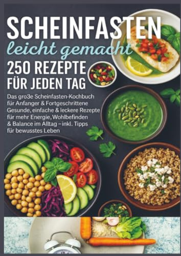 Scheinfasten leicht gemacht – 250 Rezepte für jeden Tag: Das große Scheinfasten-Kochbuch für Anfänger & Fortgeschrittene | Gesunde, einfache & leckere ... mehr Energie, Wohlbefinden & Balance im Allt