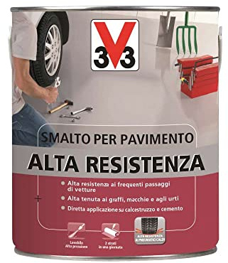 Smalto per pavimenti V33 (GRIG. SCURO 0,50 LT)