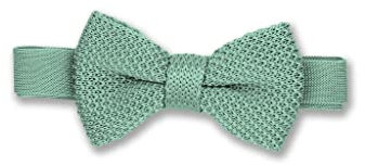 Broni&Bo Kinder-Fliege für Jungen, einfarbig, für jeden Anlass, salbeigrün, One size