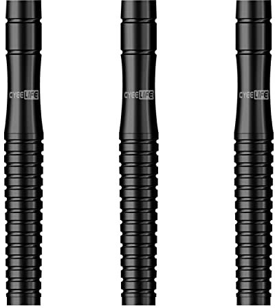 CyeeLife 18g Tungsten Soft Dart Barrels 90% ZG05 Schwarz