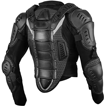 Motorrad Bionic Armor Erwachsene Schutzausrüstung Reitpanzer Protektor Snowboard Motocross Brust Rücken ohne Nackenschutz 4XL