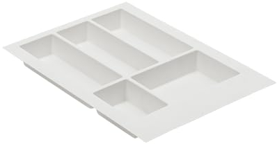 GTV - Cassetto Axispace I portaposate per cassetti, portaposate, cassetto da cucina, in plastica, portaposate, bianco, 340 x 472 mm