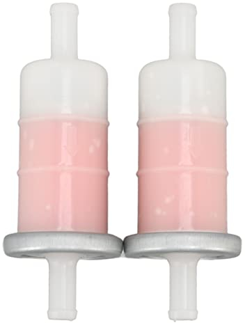 Uadme motorrad-kraftstofffilter, 2 STÜCKE Universal-Kraftstofffilter 9-10mm 3/8 Zoll Universal-Kraftstoffleitungsfilter,Motorradgasfilter,Motorrad Gas Kraftstofffilter für CBR600 VT600