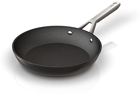Ninja ZEROSTICK Essentials Cookware 24cm Frying Pan, Non-Stick, Long Lasting Forged Aluminium Frying Pan, Induction Compatible, Oven Safe to 260°C, Black C10024UK
