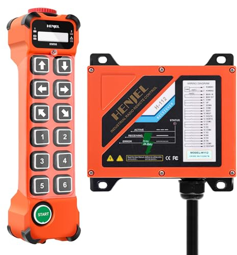 H112 Wireless Crane Remote Control Industrial 12V 24V 12 Channel