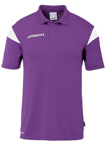 uhlsport Polo Unisex Adulto, Viola/Bianco, M