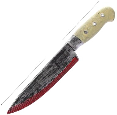 Boolavard Halloween faux couteau bricolage effrayant décor Costume fête horreur Cosplay accessoires cadeaux (Couteau 2)