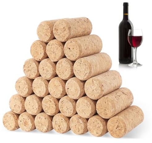 30 Pièces Bouchon Liège, Bouchon en Liège Naturel, Bouchons pour Bouteilles de Vin, Petits Bouchons Artisanaux, Bouchons de Bière Remplacement, Bouchon de Vin en Bois pour DIY Bouteille de Vin Rouge