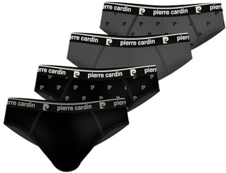 pierre cardin underwear Calzoncillos de algodón para Hombre, Ropa Interior Masculina, hipoalergénicos, sujeción sin compresión (Juego de 4), Talla 2XL