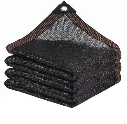 90% Shade Cloth with Grommets, 2mx3m Garden Mesh Shade Tarp Sunblock Shade Net UV Resistant Netting for Greenhouse Garden Patio Plant Flower Chicken Coop Carport