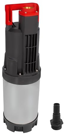 Grafner Automatik Drucktauchpumpe mit 1100 Watt und Rückschlagventil, 6500 l/h, max. 4,5 bar, Förderhöhe: 45 m, Eintauchtiefe: 12 m, Brunnenpumpe Zisternenpumpe Gartenpumpe Wasserpumpe