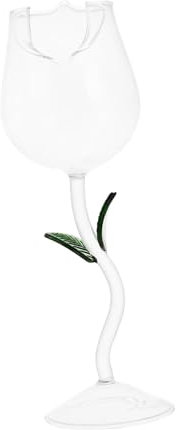 KICHOUSE Elegante Bicchiere Da Vino Senza Stelo Elegante Bicchiere Da Vino Rosso Calice Di Cristallo Per Compleanni E Celebrazioni