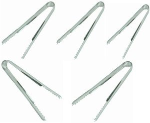 Ardisle 5 Sets 6 Inch/155Mm Ice Tongs Food Sweet Bread Cake Wedding Bar BBQ Bucket