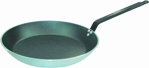 Padella lionese in alluminio, padella per friggere, padella con rivestimento in teflon, Ø 28 cm, antiaderente