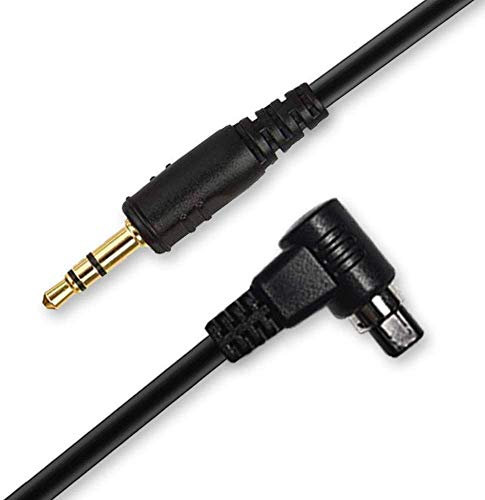 PHOLSY 3,5 mm N3 Cable Disparador Remoto Cable de Conexión para Canon con Pixel TW283