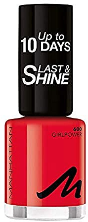 Manhattan Last und Shine Nagellack, Nr.600 Girlpower, 1er Pack (1 X 8 ml)