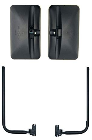 2x Außenspiegel 305x170 ø14-18 Traktor LKW Bagger mit Spiegelhalter Spiegelarm