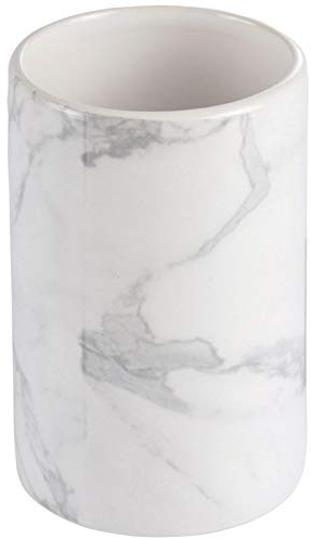 Paris Prix Gobelet Céramique Effet Marbre 11cm Blanc