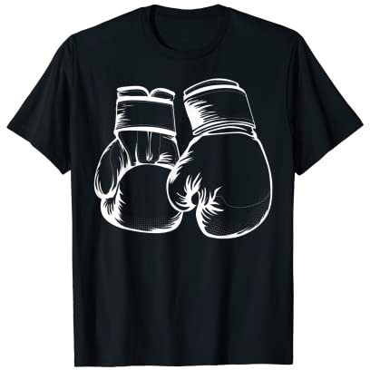 Gants de boxe cool pour les amateurs de boxeur, hommes, femmes, garçons T-Shirt