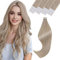Vivien Blond Tape in Extensions Echthaar Blond 35 cm Remy Tape Echthaar Extensions Highlight Menschliches Haar 50g 20Pcs