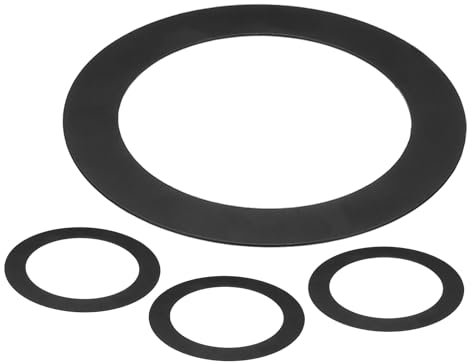 METALLIXITY Goof Rings for 3 Inch Recessed Lights, ID 2.9 x OD 4.7, 4 Pcs Metal Goof Rings Cover Recessed Light Trim for Ceiling Wall Fixtures Can Lighting Down Light LED, Black