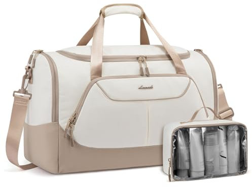 LOVEVOOK Sporttasche Damen 30L Reisetasche mit Schuhfach & Nassfach, Klein Gym Bag Schwimmtasche Saunatasche Handgepäck Tasche für Sport Fitness Training Reisen, Wasserdicht Travel Duffle Bags