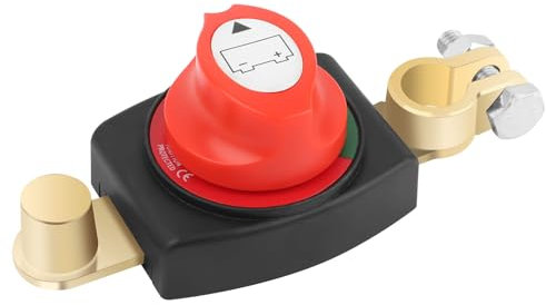 talifoca Stacca Batteria 12V-48V, Interruttore Stacca Batteria, Interruttore di Separazione Della Batteria, Stacca Batteria per Auto, Staccabatteria Impermeabile per Auto Veicoli