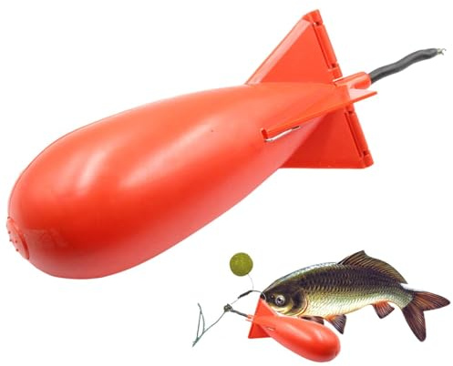 Générique Lanceur D'appâts De Pêche - Lanceur D'appâts Portable PP - Appât Fusée Flotteur De Pêches - n'importe Quel Appât Adapté À La Flottaison Peut Être Lancé