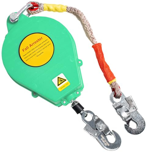 VFDZ Dispositivo Anticaida Retractil Homologado 3-20m 150kg(Verde,5m)