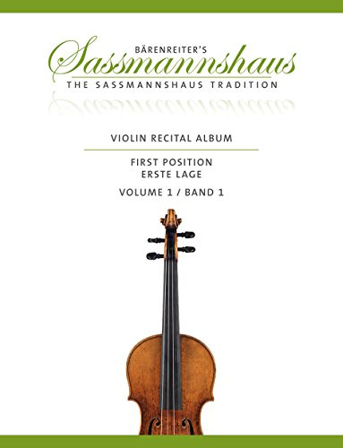 Violin Recital Album, Band 1: 20 Vortragsstücke in der ersten Lage für Geige und Klavier oder für zwei Geigen. Partitur